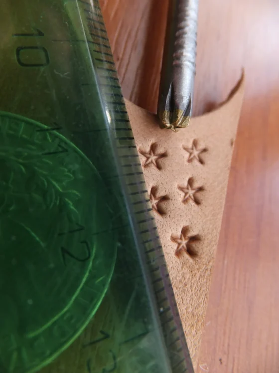 014-18 micro Star Leather Stamp - Image 5